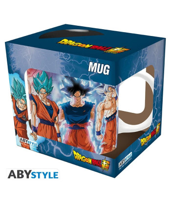 Taza de Dragon Ball - Transformaciones de Goku 320ML