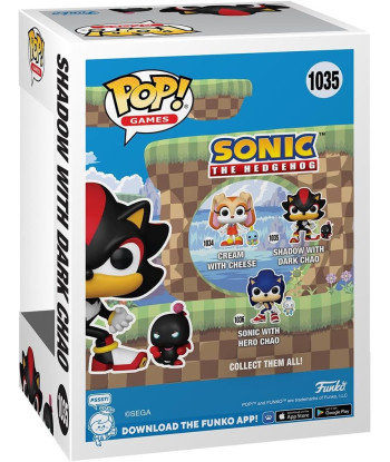 Funko POP! SHADOW WITH DARK CHAO (1035) - SONIC