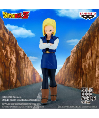 Figura DRAGON BALL Z - Android 18 - Solid Edge Works Figure 17cm