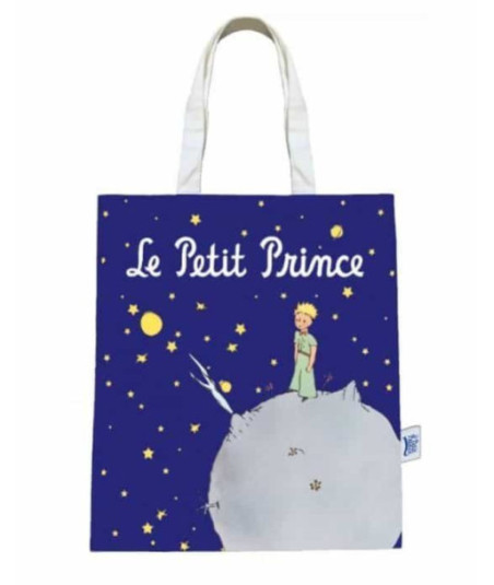 BOLSA DE TELA EL PRINCIPITO AZUL PLANETA