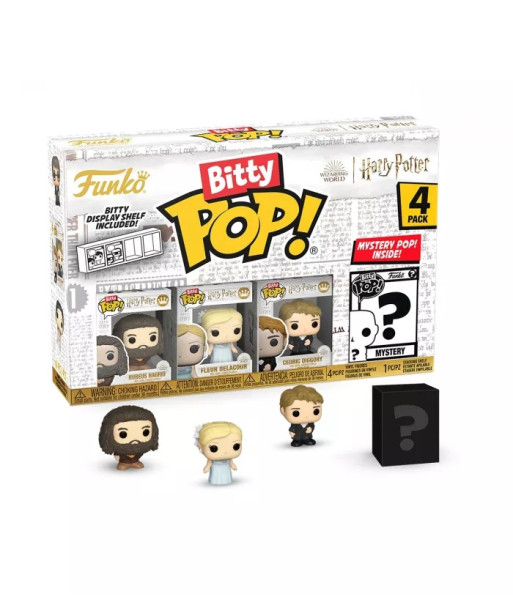 BITTY POP! RUBEOS HAGRID, FLEUR DELACOUR, CEDRIC DIGGORY & MISTERY - HARRY POTTER