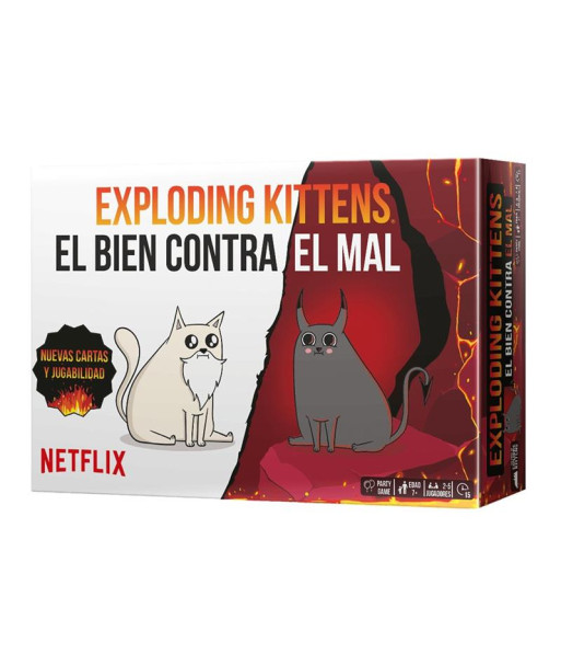 EXPLODING KITTENS EL BIEN CONTRA EL MAL