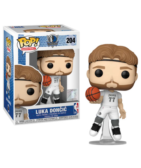 Figura Funko Pop Luka Doncic 204 - NBA: Dallas Mavericks - El Genio de la Pista Esloveno