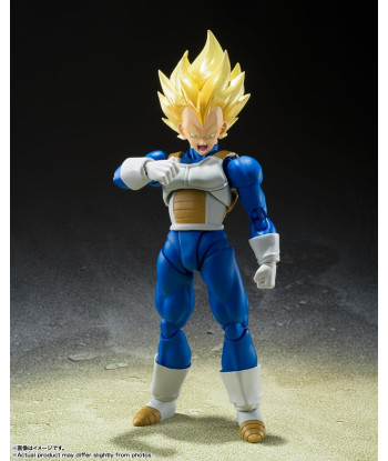 FIGURA SUPER SAIYAN VEGETA (AWAKENED SUPER SAIYAN BLOOD) SH FIGUARTS 14 Cm. DRAGON BALL Z