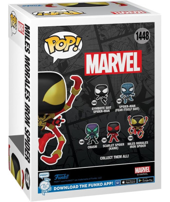 FUNKO POP! MILES MORALES IRON SPIDER (1448) - MARVEL