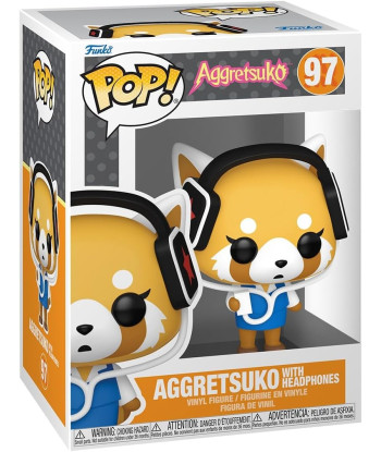 FUNKO POP! AGGRETSUKO WITH HEADPHONES (97) - AGGRETSUKO