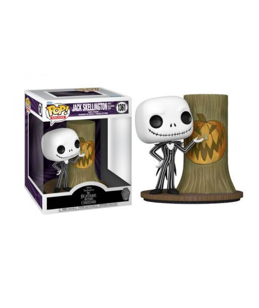 Figura Funko Pop Jack Skellington con Árbol de Calabaza 1361 - Disney Pesadilla antes de Navidad - POP! Deluxe