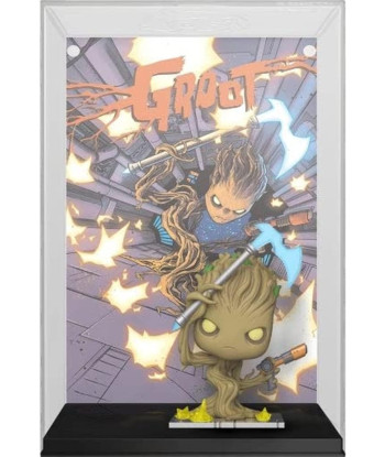 Figura Funko Pop Groot 12 - Marvel Comics - Guerrero Galáctico con Hacha y Blaster