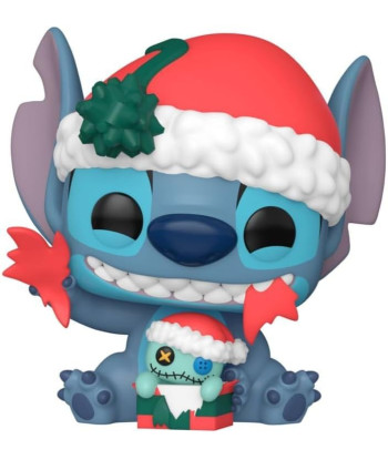 Figura Funko Pop Stitch Rompiendo el Regalo con Scrump 1522 - Disney Lilo y Stitch - Edición Especial