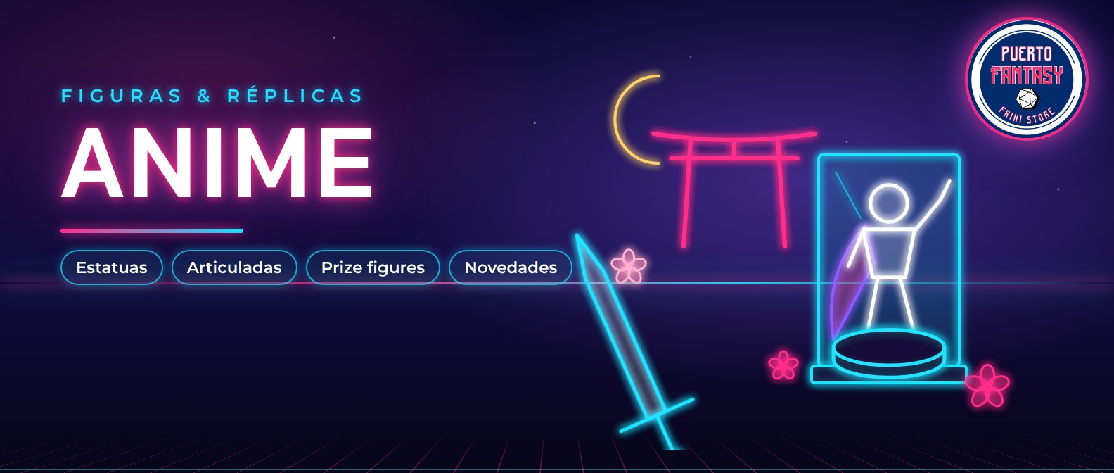 Banner Figuras Anime - Puerto Fantasy