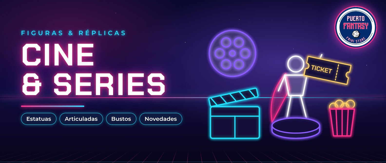 Banner Figuras Cine & Series - Puerto Fantasy