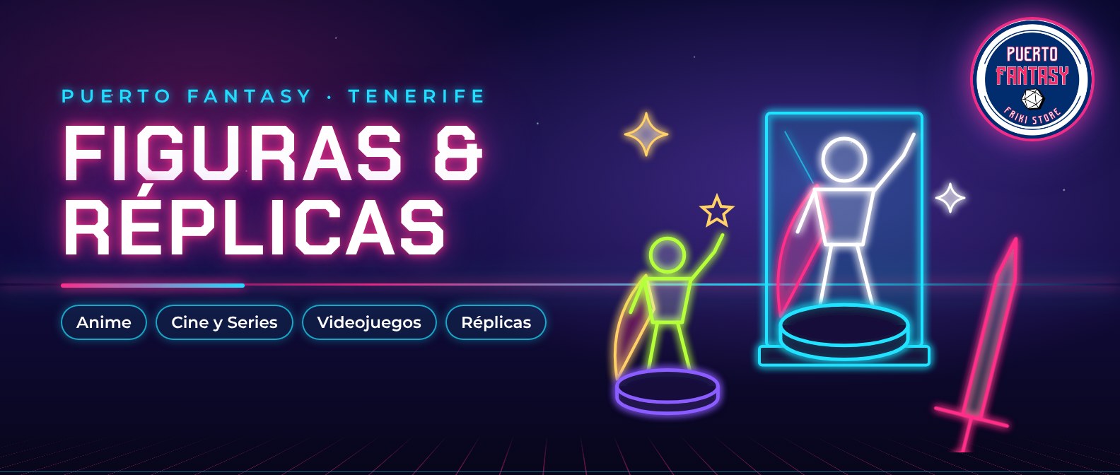 Banner Figuras & Réplicas - Puerto Fantasy