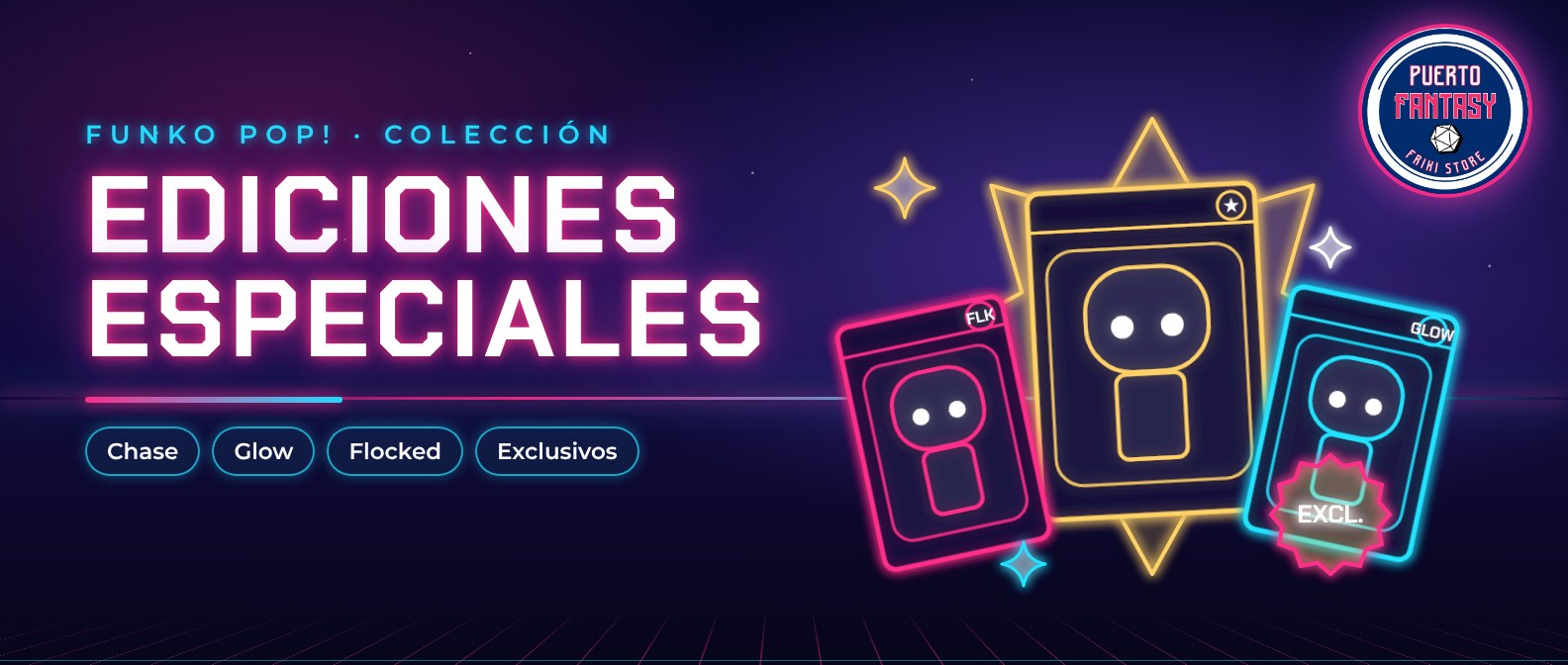 Banner Funko POP! Ediciones especiales - Puerto Fantasy