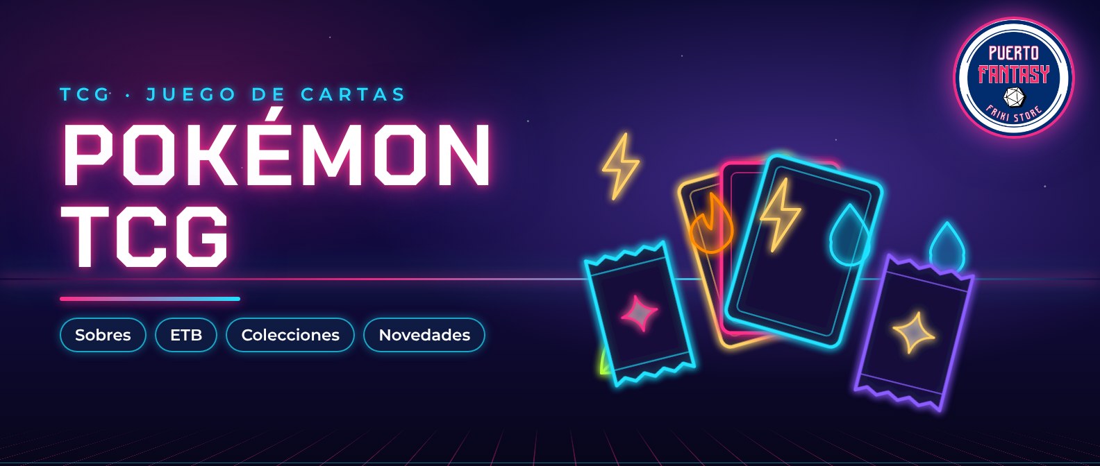 Banner Pokémon TCG - Puerto Fantasy